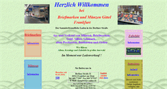 Desktop Screenshot of muenzen-gittel.de
